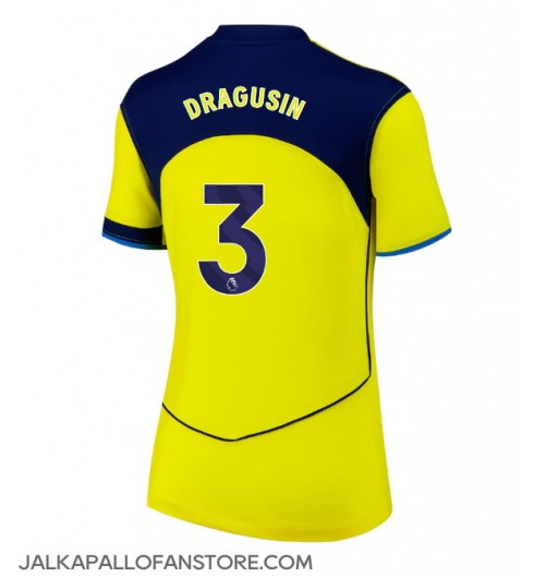 Tottenham Hotspur Radu Dragusin #3 Kolmaspaita Naisten 2025-26 Lyhythihainen Tottenham Hotspur Radu Dragusin #3 Kolmaspaita Naisten 2025-26 Lyhythihainen